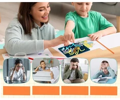 Sensorinis žaislas, silikoninė antistresinė lenta, dvipusė, autizmo ADHD