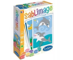 SENTOSPHERE Sablimage Mini tapybos smėliu rinkinys - Egzotiniai gyvūnai