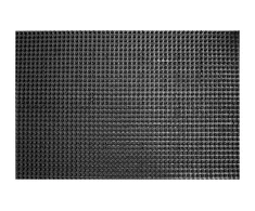 Šeriuotas durų kilimėlis, 60 x 40cm, pilkos sp.