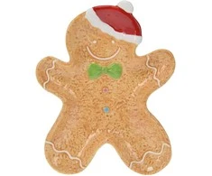 Mondex Serviravimo lėkštė Gingerbread Cookie 22x19x3cm