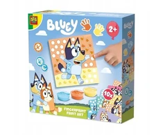 Ses Creative Bluey piešimo pirštais rinkinys vaikams 2+ dažai ir kūrybinės kortelės