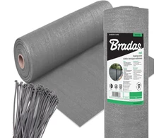 Šešėlių tinklas 95% 1,2x50m 160g PILKA