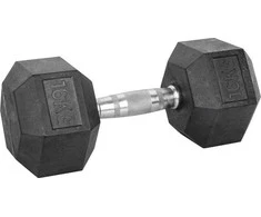 Šešiakampiai hanteliai inSPORTline Hexsteel 10 kg