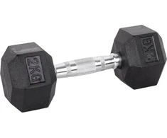 Šešiakampis hantelis inSPORTline Hexsteel 32.5kg