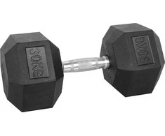 Šešiakampis hantelis inSPORTline Hexsteel 18kg