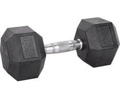 Šešiakampis hantelis inSPORTline Hexsteel 16kg