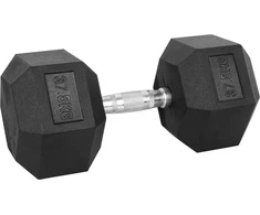 Šešiakampis hantelis inSPORTline Hexsteel 16kg