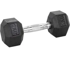 Šešiakampis hantelis inSPORTline Hexsteel 30kg