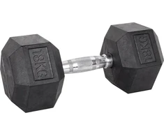 Šešiakampis hantelis inSPORTline Hexsteel 18kg