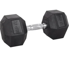 Šešiakampis hantelis inSPORTline Hexsteel 27.5kg