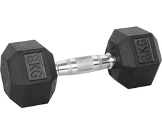 Šešiakampis hantelis inSPORTline Hexsteel 22.5kg