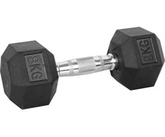 Šešiakampis hantelis inSPORTline Hexsteel 20kg