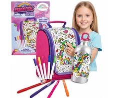 Sferazabawek Kuprinės krepšys Dažymo buteliukas 2in1 Unicorn PENS CREATIVE SET