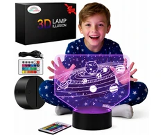 Sferazabawek Lampka Nocna 3D UKŁAD SŁONECZNY Planety Kosmos PREZENT dChłopca Pultas