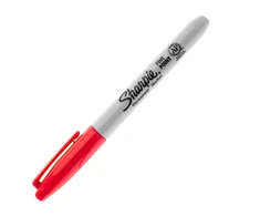 Sharpie Fine permanentinis markeris, raudonas, plonas galiukas