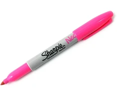 Sharpie Neon rožinis permanentinis markeris, plonas galiukas