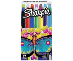 Sharpie rinkinys - 21 spalvos permanentiniai markeriai