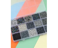 Shein karoliukų rinkinys apyrankėms gaminti S07 rinkinys 9.5X15.5