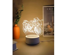 Shein lampka nocna motocykl S07 13.9X14.5CM