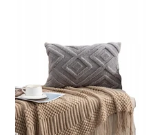 SHEIN Pilka POSZEWKA NA PODUSZKĘ JTE S07__40X40