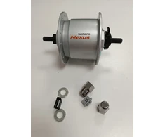 Shimano Nexus DH-C3000-2N priekinė stebulė su dinamo veržle 36H 6V sidabrinė