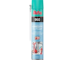 Šiaudelinės klijuojančios putos AKFIX 960 PU, 750 ml
