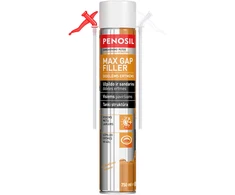 Šiaudelinės sandarinimo putos PENOSIL MAX GAP FILLER, šviesiai geltonos sp., 310 ml