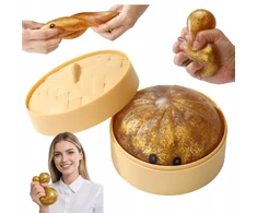 Sidinifu 1 PC. GNIOTEK KUMPULINIAI BLOGIAI Blizgantys tamsaus aukso antistresai