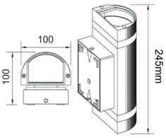 Bona electrica Sieninė lempa 010 (GU10)
