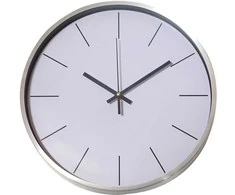 Besk Sieninis laikrodis 30cm, metalinis