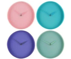 Sieninis laikrodis 4LIVING Drop, ryškių 4 spalvų, 30 cm