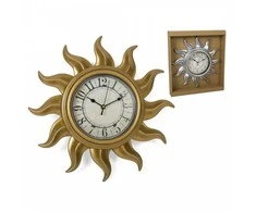 Decorlife Be prekinio ženklo Sieninis laikrodis SOL, 38cm