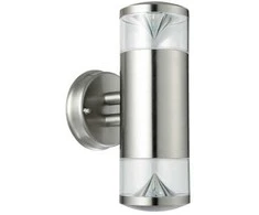 Sieninis lauko šviestuvas Charlotte IP44 Rabalux 2x9W GU10 chromo spalvos
