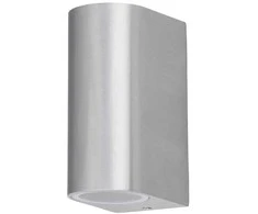 Sieninis lauko šviestuvas Chile IP44 Rabalux 2x35W GU10 chromo spalvos