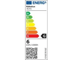 Sieninis lauko šviestuvas Detroit IP44 Rabalux 6W 437Lm 4000K chromo spalvos