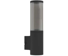 Sieninis lauko šviestuvas EGLO SALLE, IP54, E27, 1x15W, juodos sp., 8,1x11,5x32,6cm