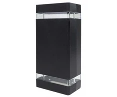 Sieninis lauko šviestuvas IP44 Ecolight 2xGU10 juodas