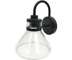 Sieninis lauko šviestuvas Loft 60W E27 26x23x29.5cm juodas