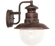 Sieninis lauko šviestuvas Odessa IP44 Rabalux 60W E27 D21.5cm rudas