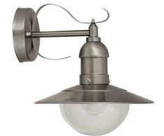 Sieninis lauko šviestuvas Oslo IP44 Rabalux 60W E27 D24cm chromo spalvos