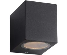 Sieninis lauko šviestuvas SPECTOR LIGHT, IP44, 1 x GU10, max 35 W, 220-240 V, juodos sp.