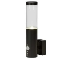 Sieninis lauko šviestuvas su jud.jutik.IP44 Bergen Brilliant 4W GU10 H29.2cm juodas