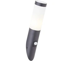 Sieninis lauko šviestuvas su jutikliu Dody IP44 Brilliant AG 1xE27 max20W juodas