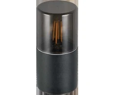 Sieninis lauko šviestuvas TRIO HOOSIC, IP44 1xE27 juodas 17,5x8,5x11,8cm