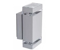 Sieninis lauko šviestuvas Zew IP44 Kanlux 2x35W GU10 pilkas