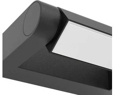 Sieninis LED lauko šviestuvas EGLO BRIANZA, IP44, 4,8W 550lm, 3000K, juodos sp 5,5x15x21cm