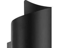 Sieninis LED lauko šviestuvas EGLO MONTARELLO IP44 2x4W 2x600lm CCT juodas 9,2x11,5x28,8cm