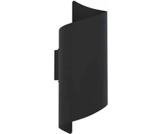 Sieninis LED lauko šviestuvas EGLO MONTARELLO IP44 2x4W 2x600lm CCT juodas 9,2x11,5x28,8cm