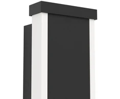 Sieninis LED lauko šviestuvas EGLO NEVIANO, IP65 3000K 2x7W 2100lm, juodos sp 58x6,5x5cm