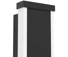Sieninis LED lauko šviestuvas EGLO NEVIANO, IP65 3000K 2x7W 2100lm, juodos sp 58x6,5x5cm